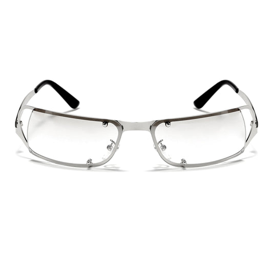 Mokon Silver And Day Night Unisex Sunglasses