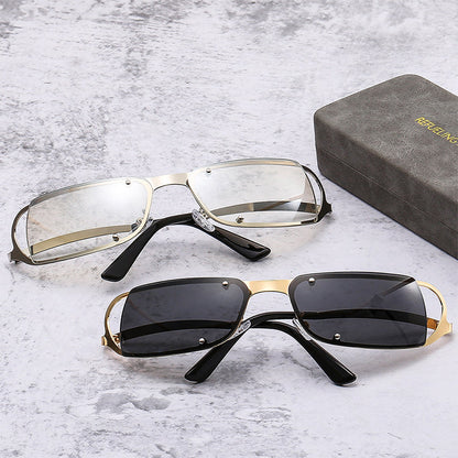 Mokon Silver And Day Night Unisex Sunglasses